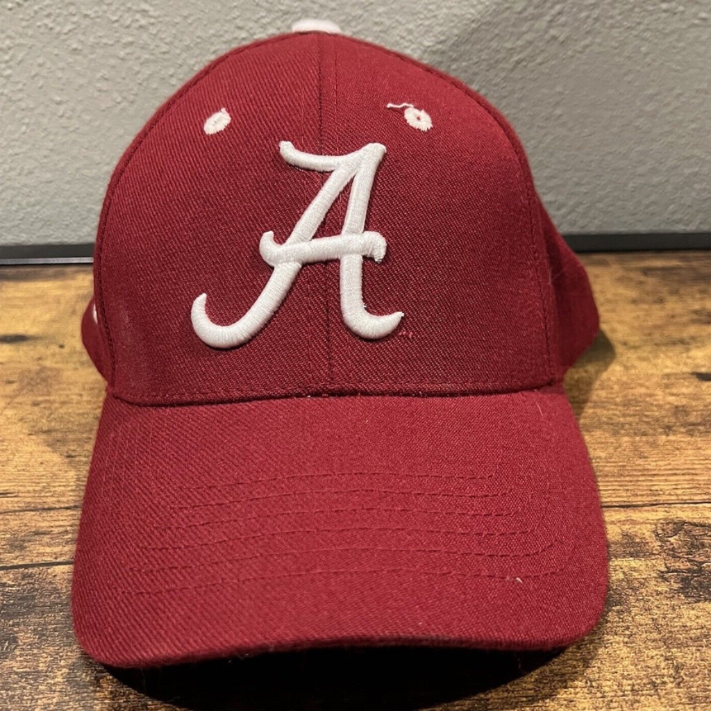 Alabama Crimson Tide Strapback Hat Bama Top Of The World Cap Sec Ncaa